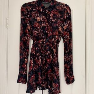 Zara Sheer Floral Print Tunic